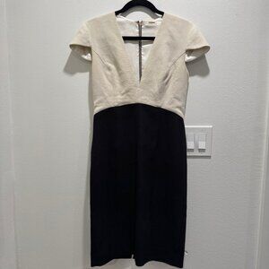 L'Agence Deep V-Neck Dress Size 8
